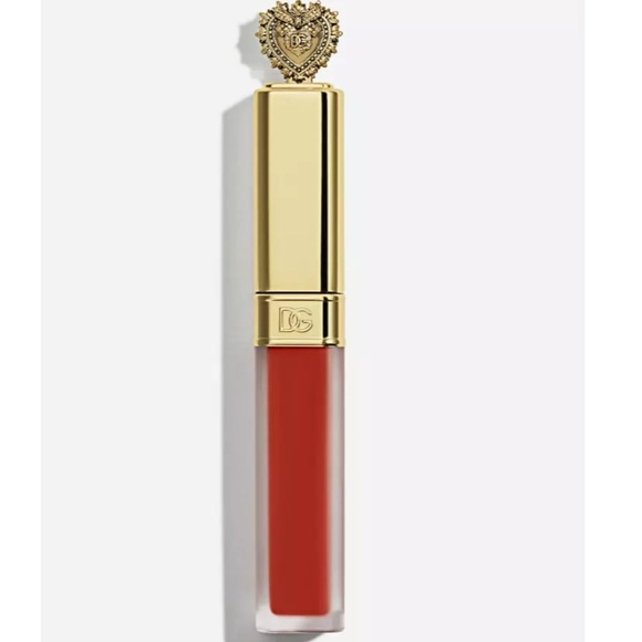 Dolce & Gabbana Devotion Liquid Lipstick-No Transfer Matte Lip #400 Orgiguo Red - Picture 1 of 4